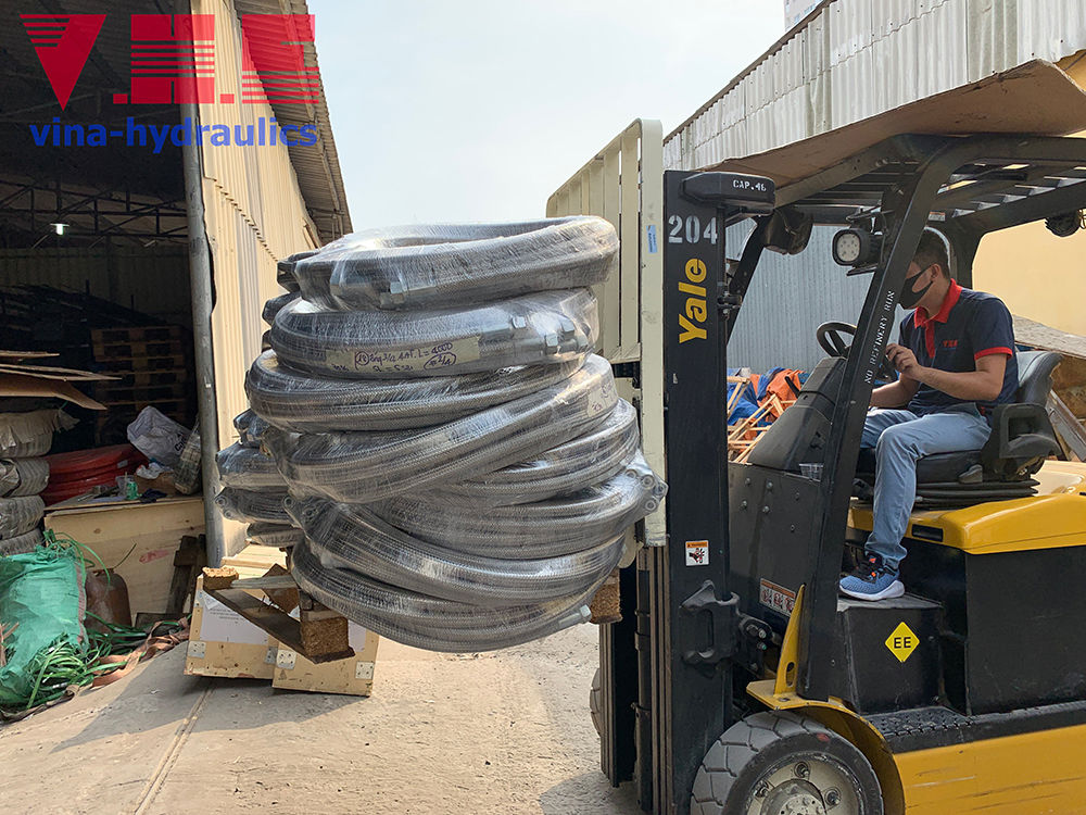 VHE gia công bọc inox cho Ống thủy lực