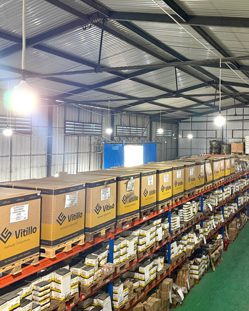warehouse of hydraulic hose meets the international standard