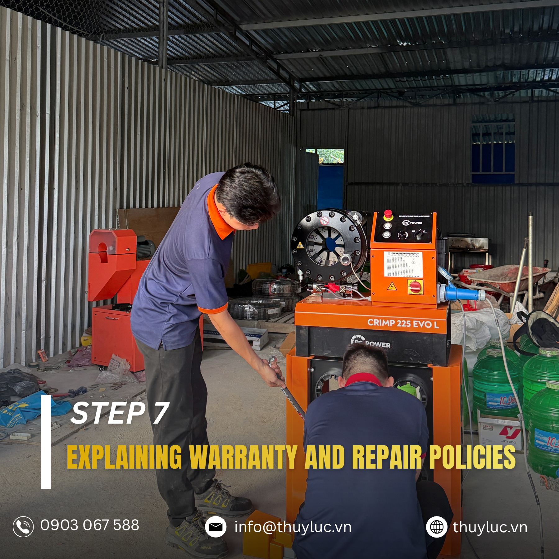7. Explaining Warranty and Repair Policies