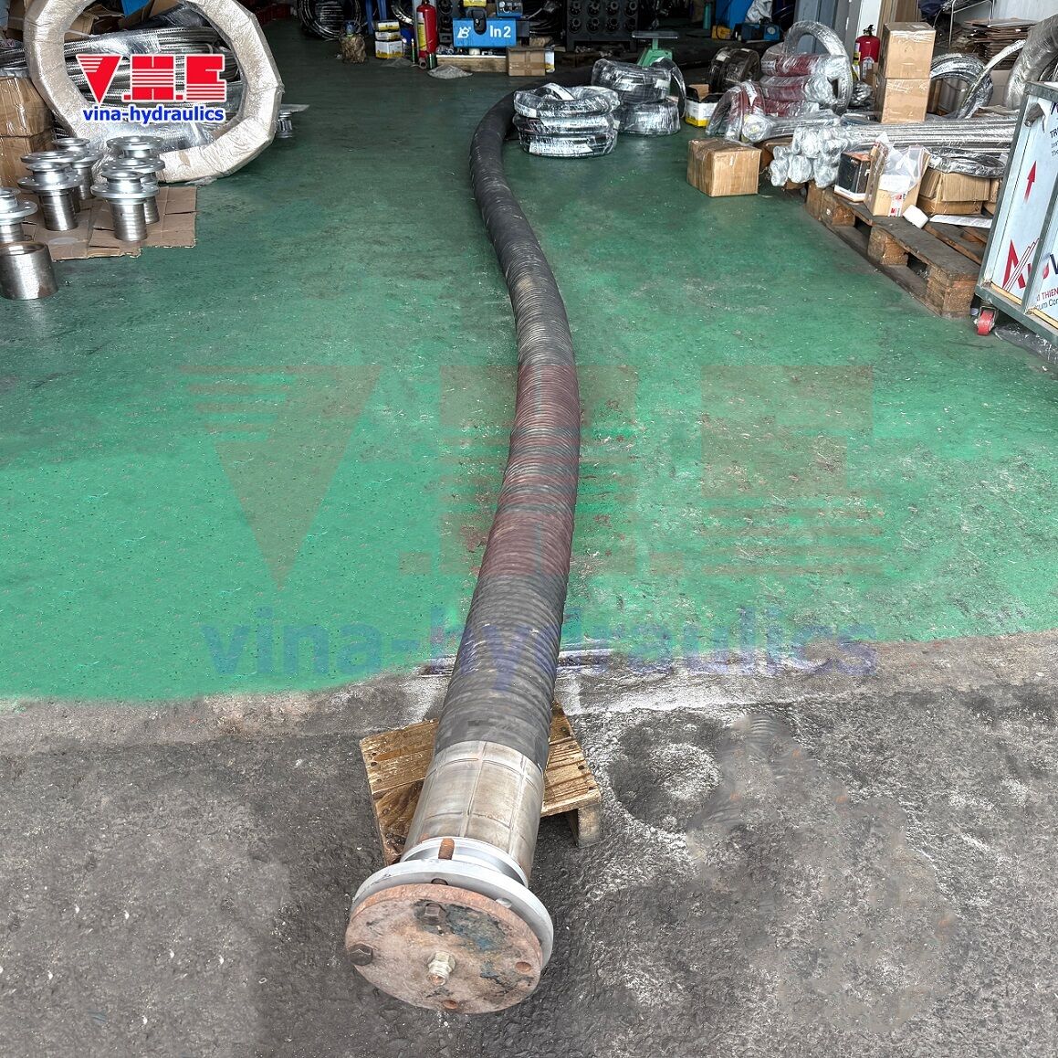 Ống cao su bố vải chịu mài mòn 4''