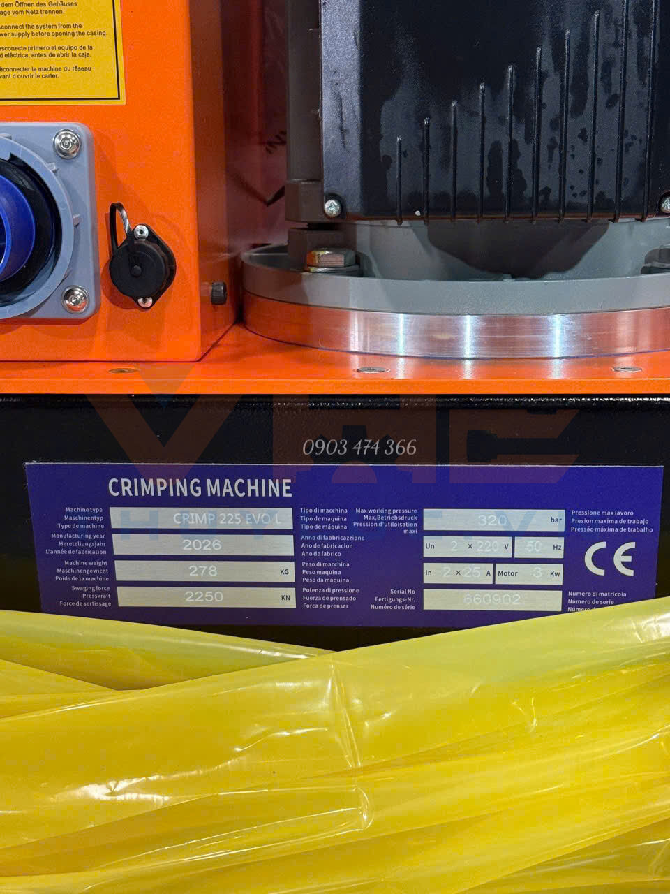 Máy bấm ống thủy lực chất lượng