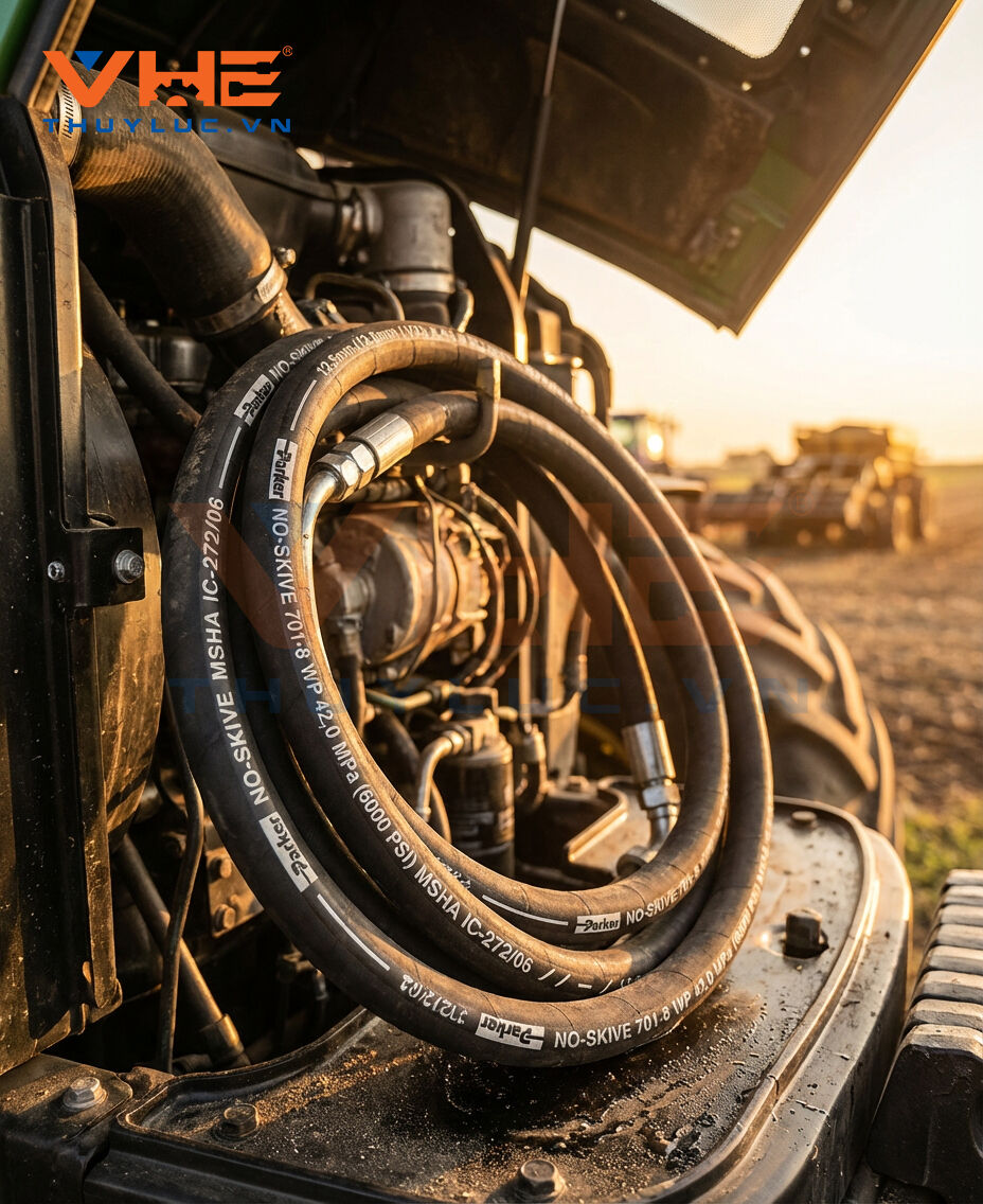 Ống mềm cao su Parker 701MSHA-8