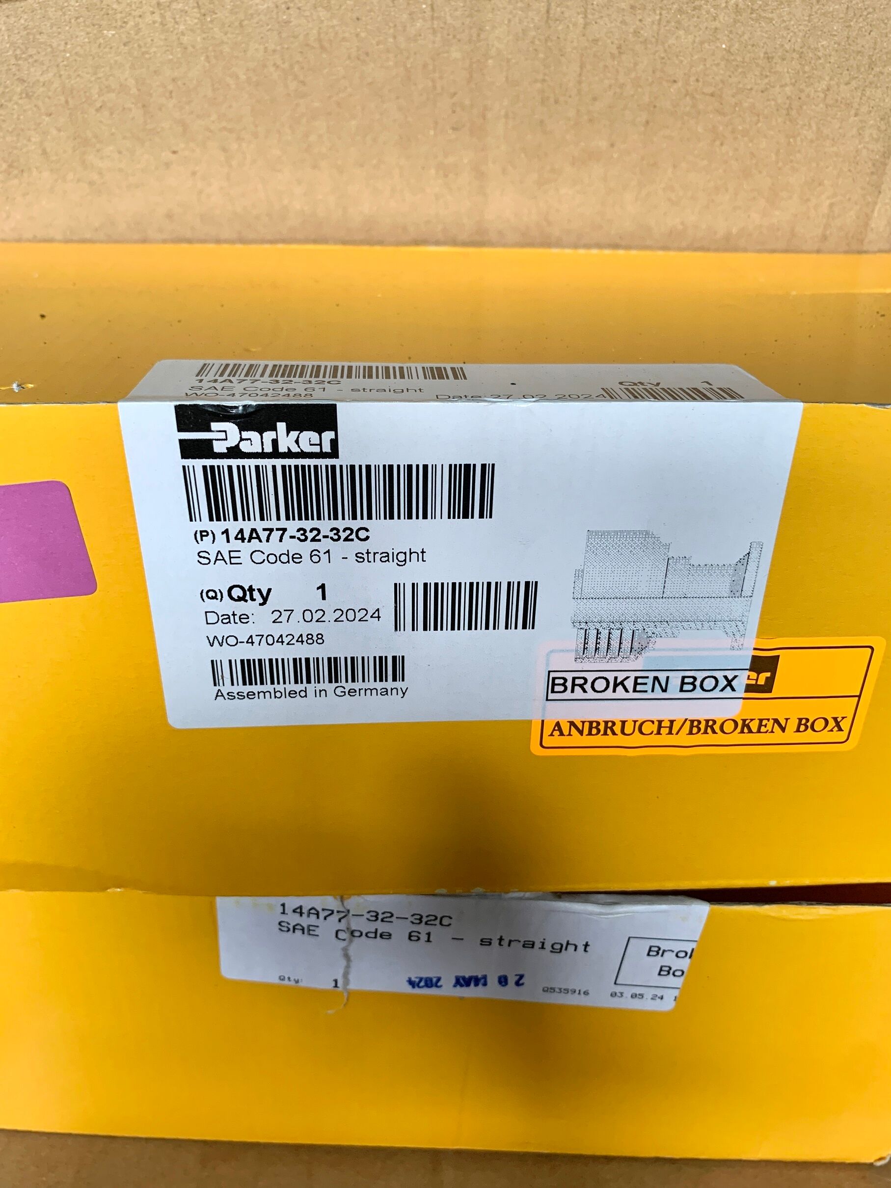 Đầu bấm, áo bóp ống thủy lực Parker chính hãng giá tốt