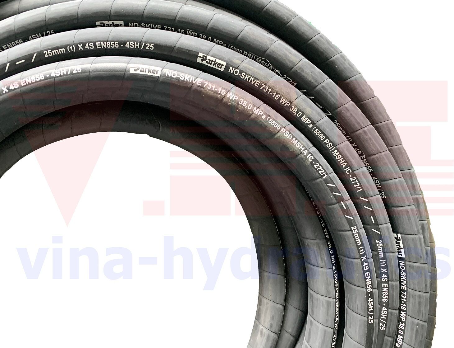 Tuy ô chịu lực 731MSHA size 1'' 4 lớp thép Parker chính hãng