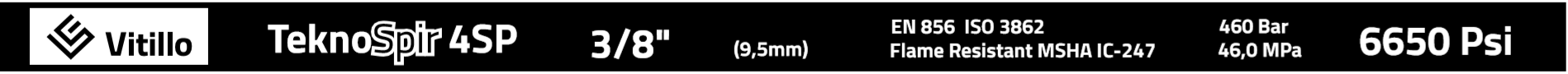 Tuy ô thủy lực 4 lớp thép Vitillo TEKNOSPIR 4SP - EN 856 - ISO 3862