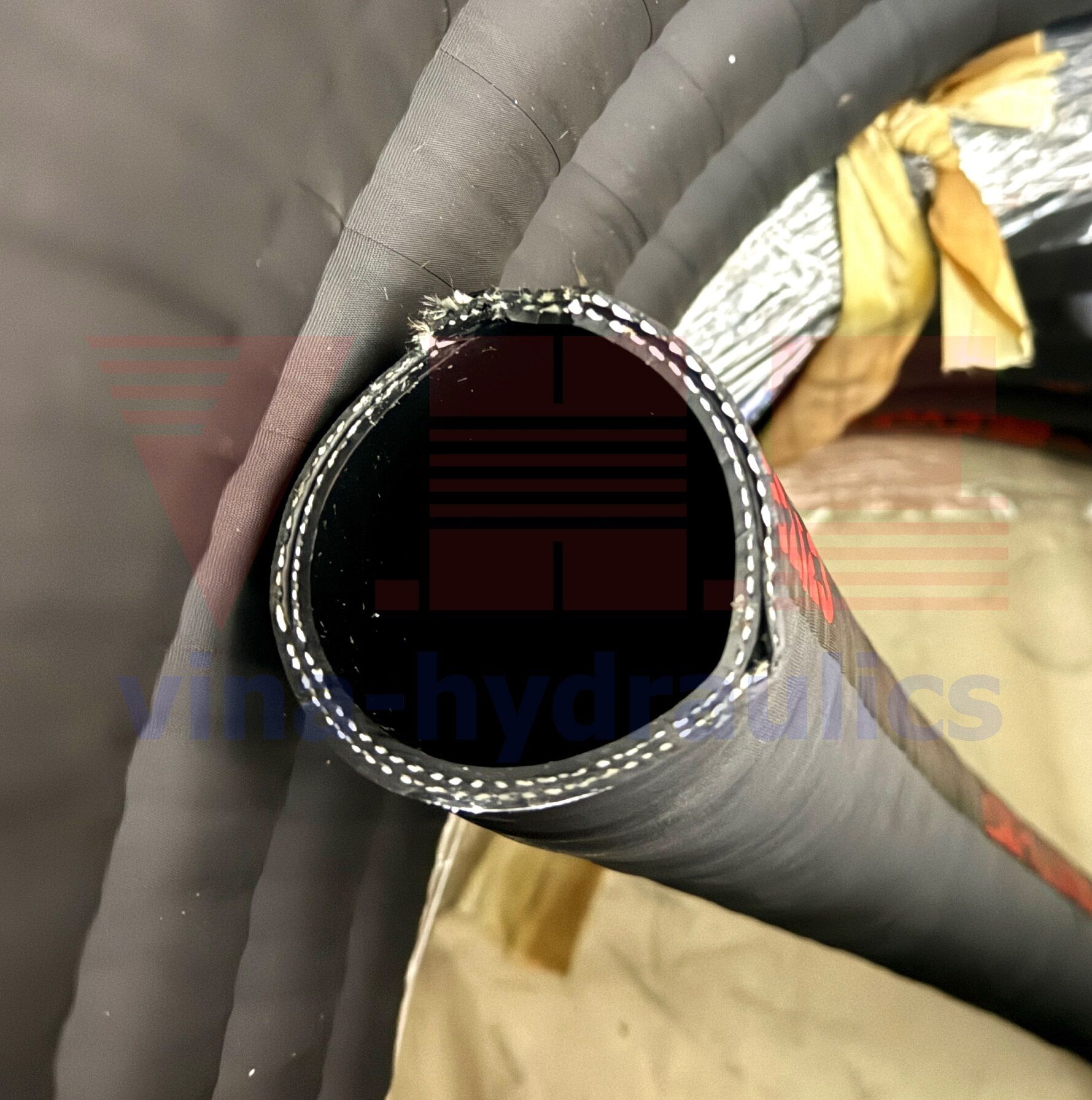 3-inch Alfagomma oil suction hose