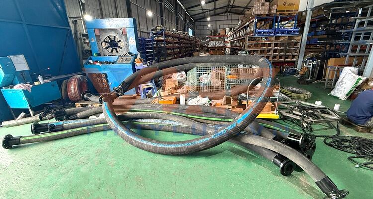Large-diameter hose crimping services (4’’, 5’’, 6’’) in Ho Chi Minh City