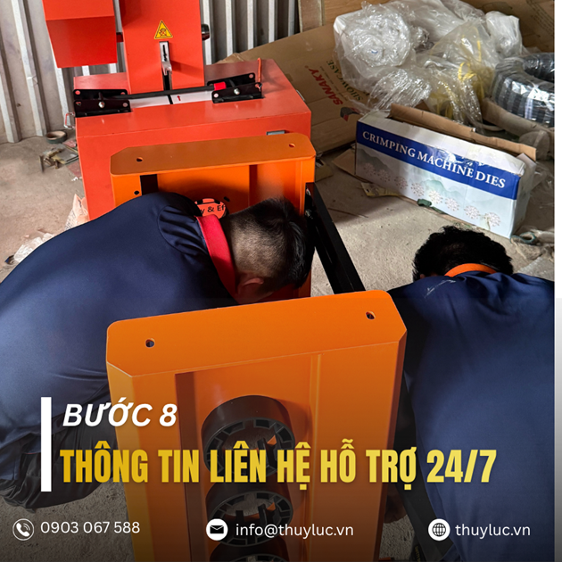 8. Bàn giao thông tin liên hệ hỗ trợ