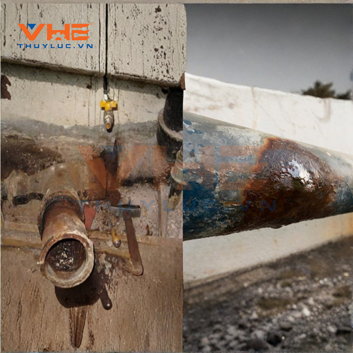 Khắc phục đường ống bị nứt