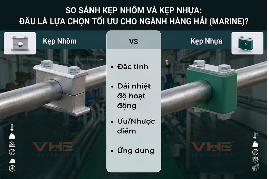 Aluminum vs. Plastic Pipe Clamps - Which is the Optimal Choice for the Marine Industry?