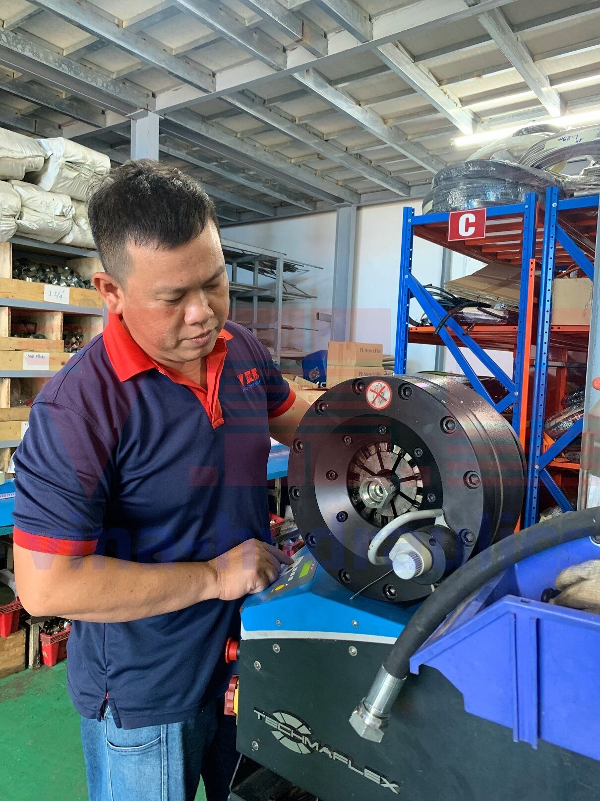 hydralic hose pressing service