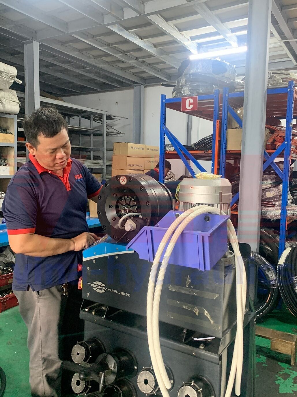 bấm đầu cốt ống thủy lực