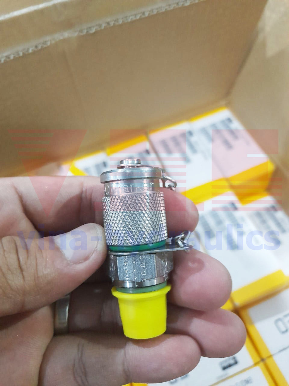 VHE phân phối đầu test point kiểm tra áp suất Parker chính hãng