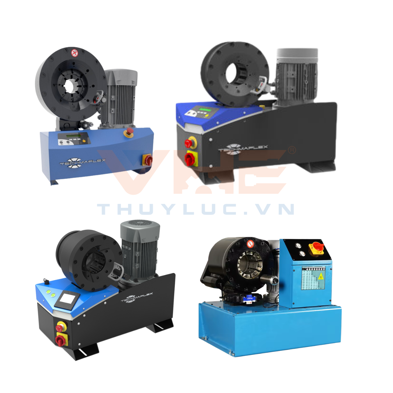Máy bấm ống ti ô thủy lực Techmaflex