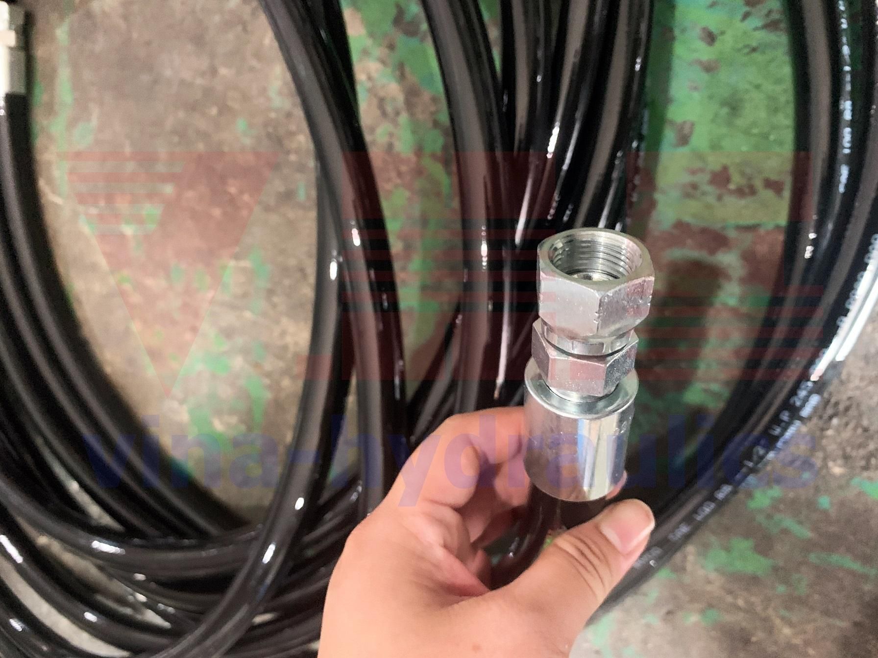Ống nhựa dẻo R8 bấm đầu JIC