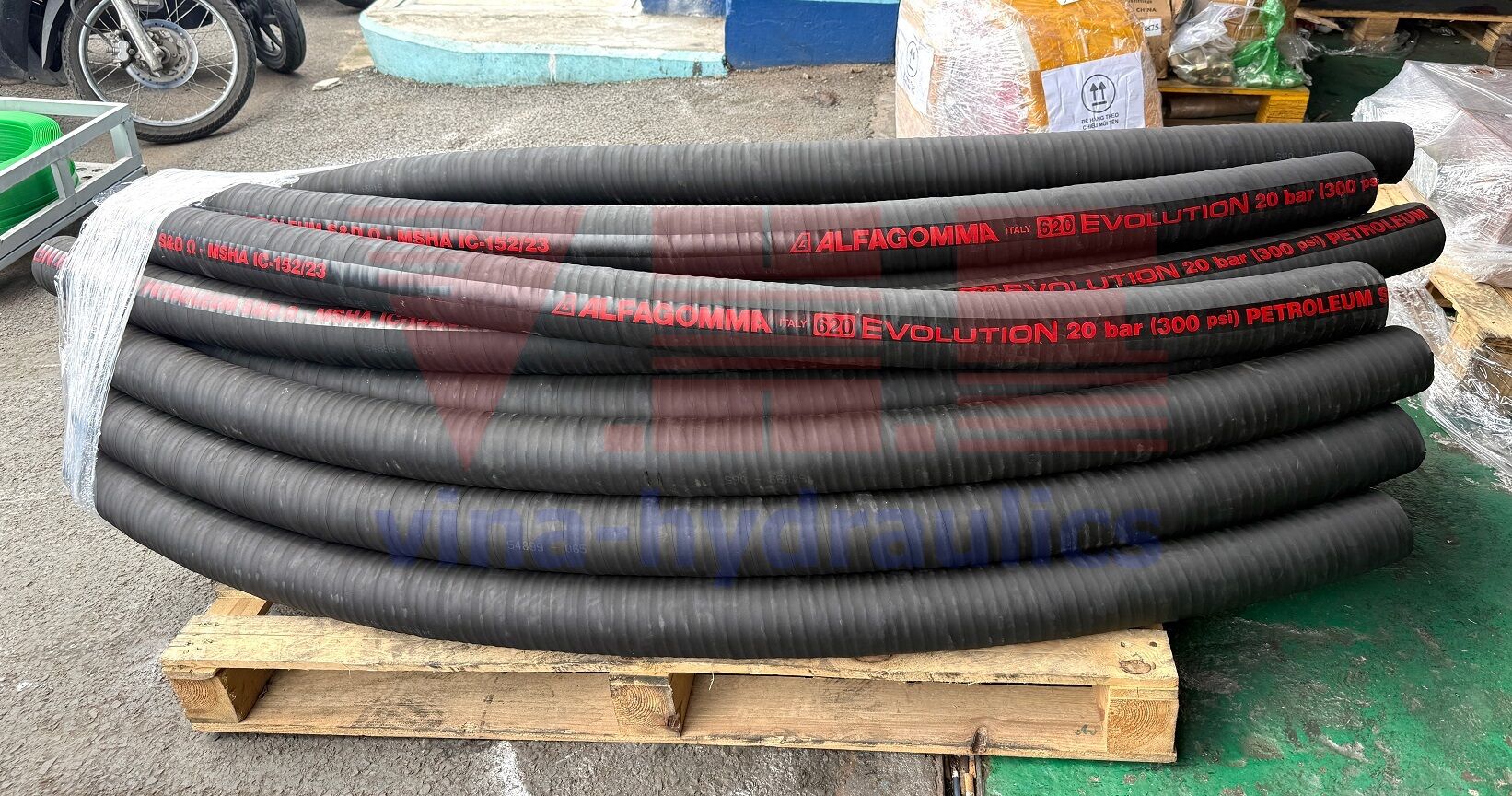 Alfagomma oil suction hose at a good price
