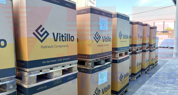 Vitillo Hydraulic Hose Assembly with Inserts, Fittings, Ferrules, Sleeves, and Nuts