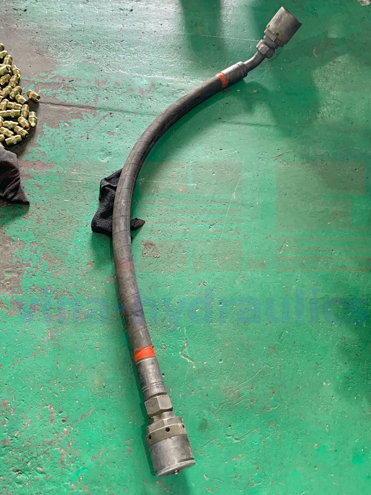 Machining Vitillo 1.1/4'' hydraulic pipe with Interlock flange headt