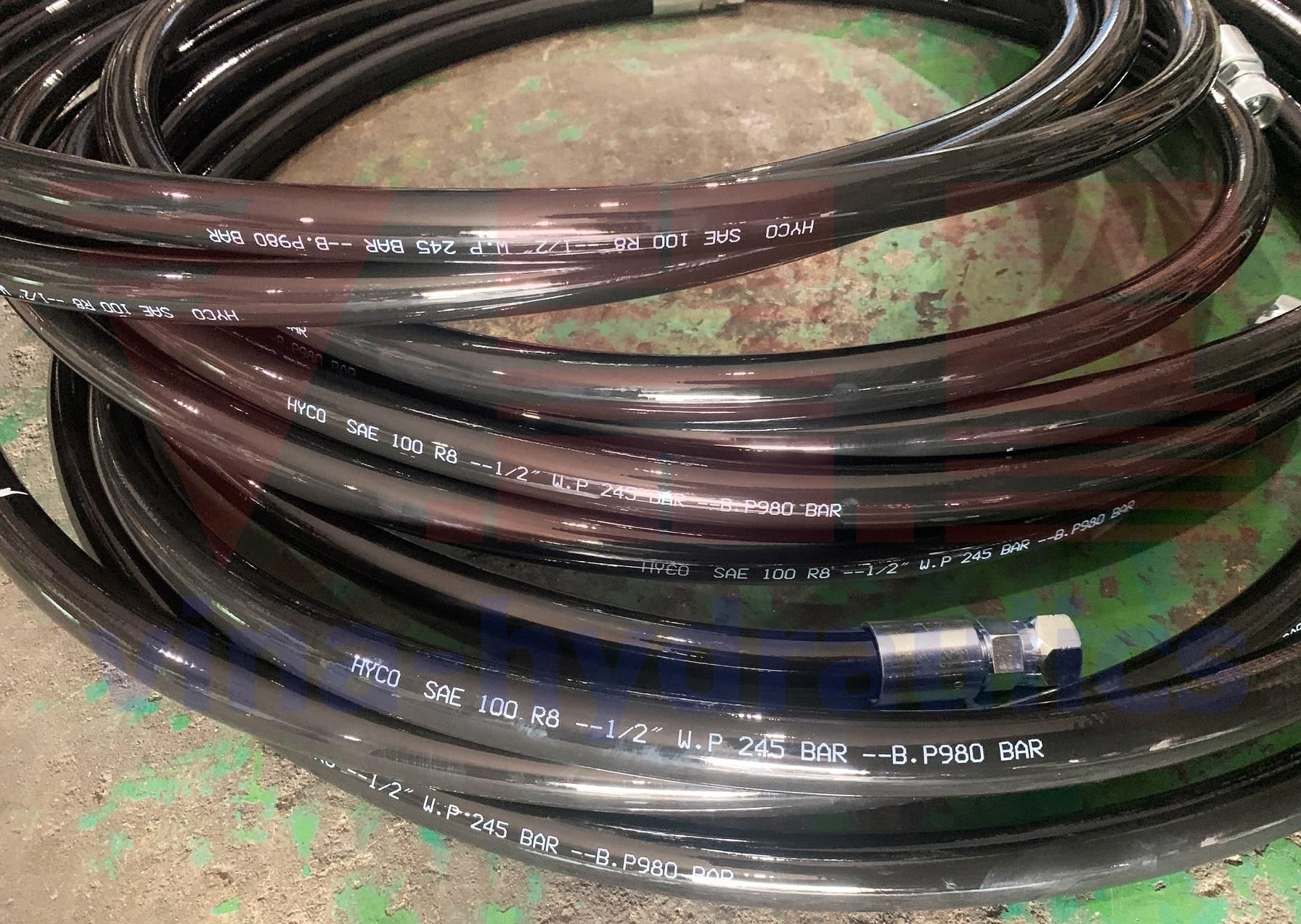 Ống thủy lực R8 bấm đầu JIC