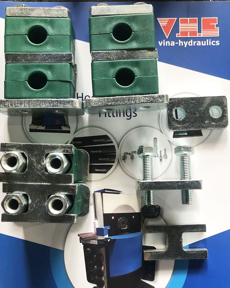 Kẹp ống thủy lực Nhựa loại Nặng - Kẹp Tầng