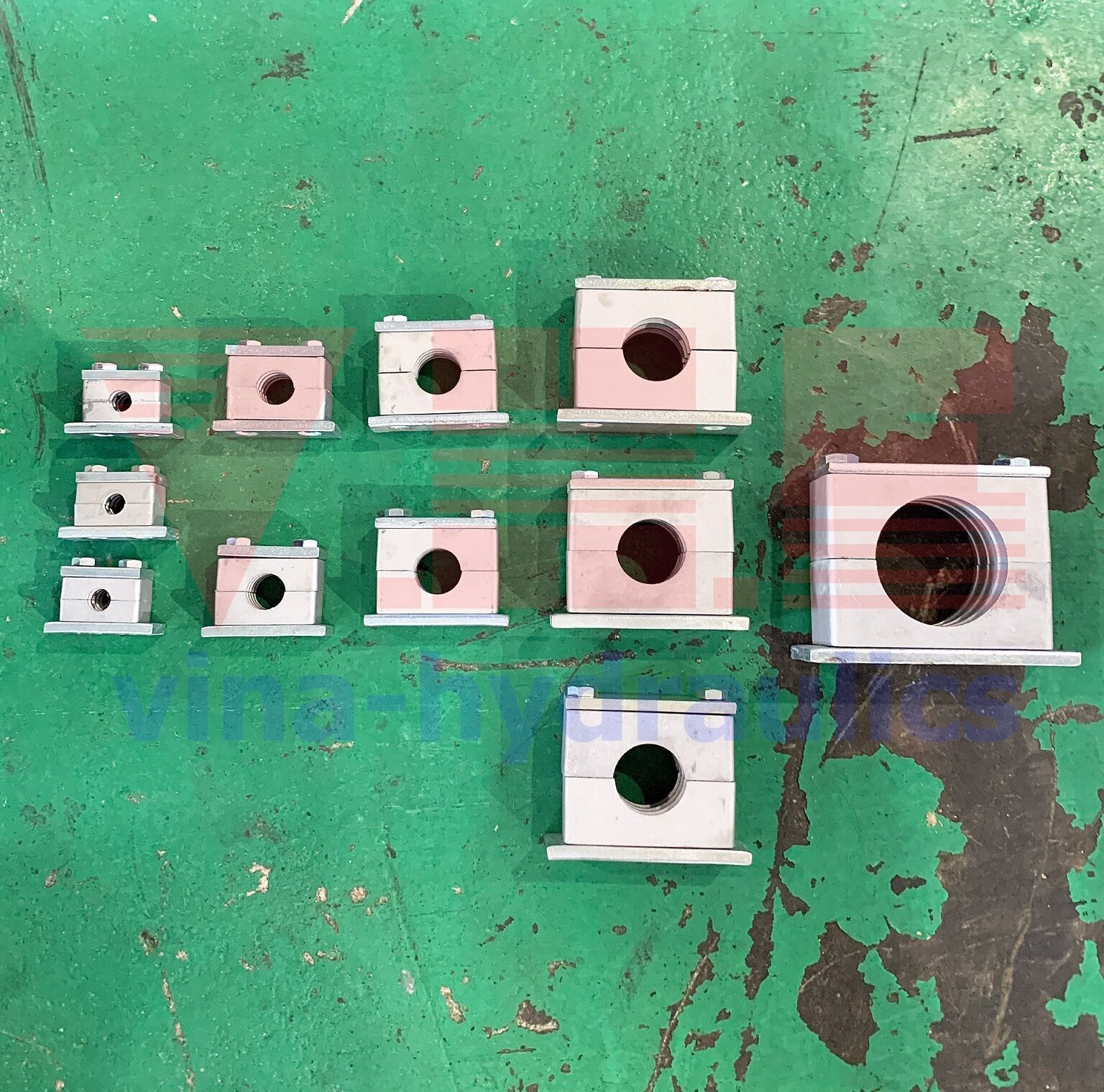 Kẹp ống loại nhôm đơn nặng giá rẻ