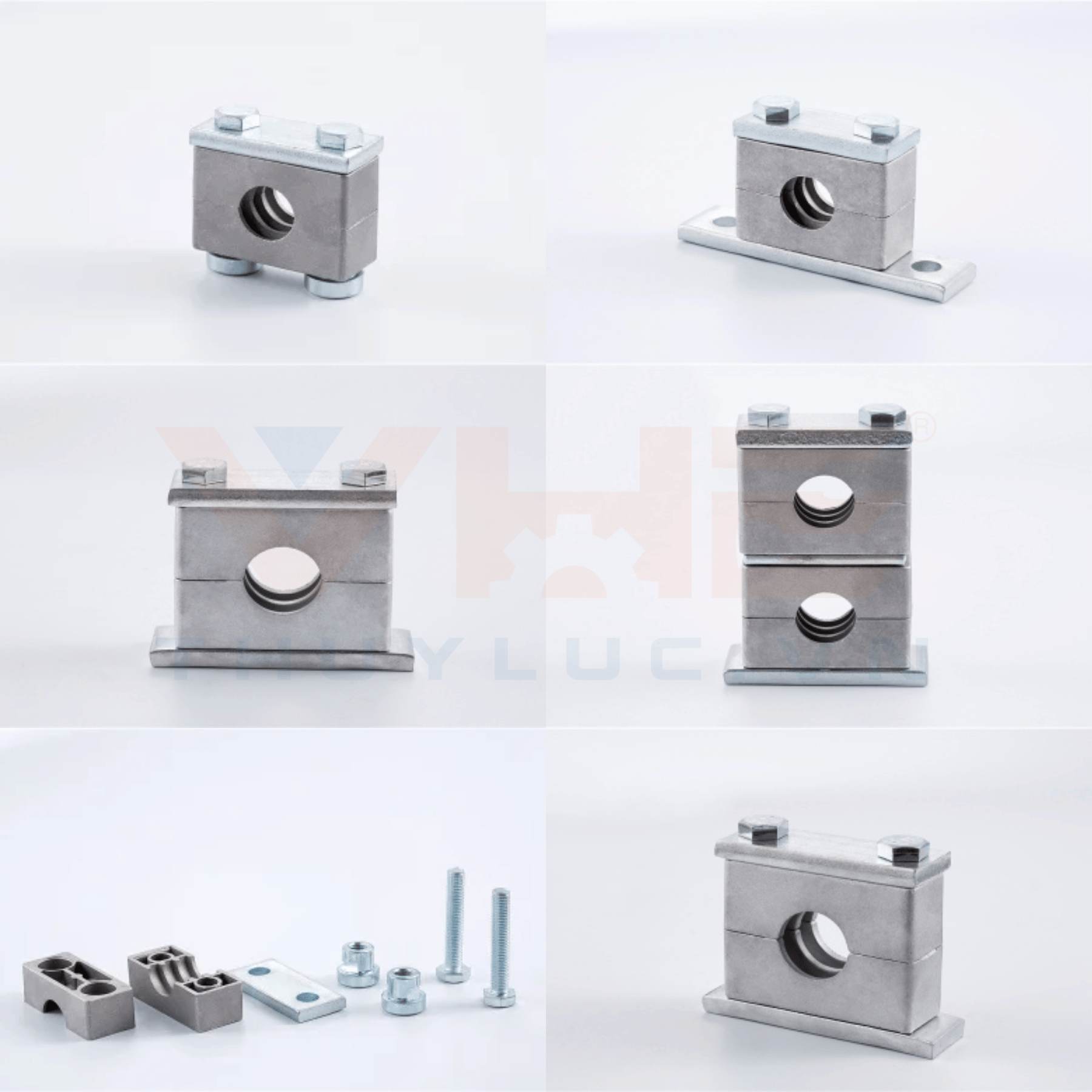 Aluminum Hydraulic Pipe Clamps