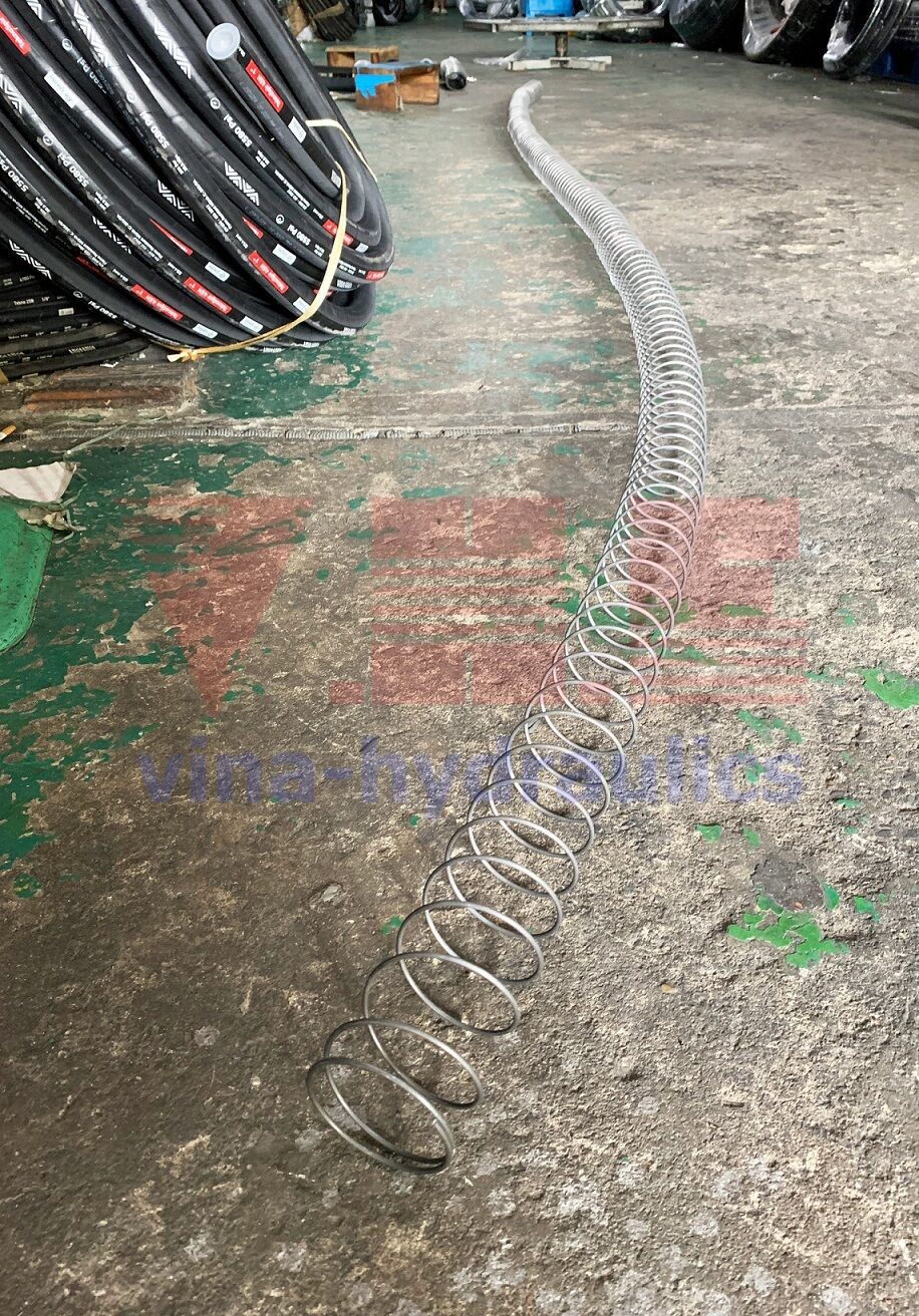 Lò xo thép bọc gia cố ống thủy lực 5000 Alfagomma Italy