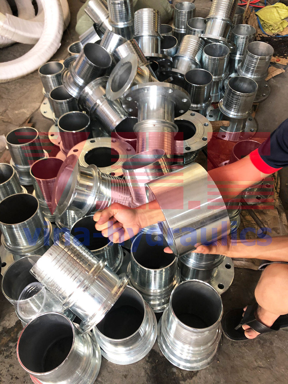 Đầu bấm, vỏ bóp ống thủy lực 6 inch