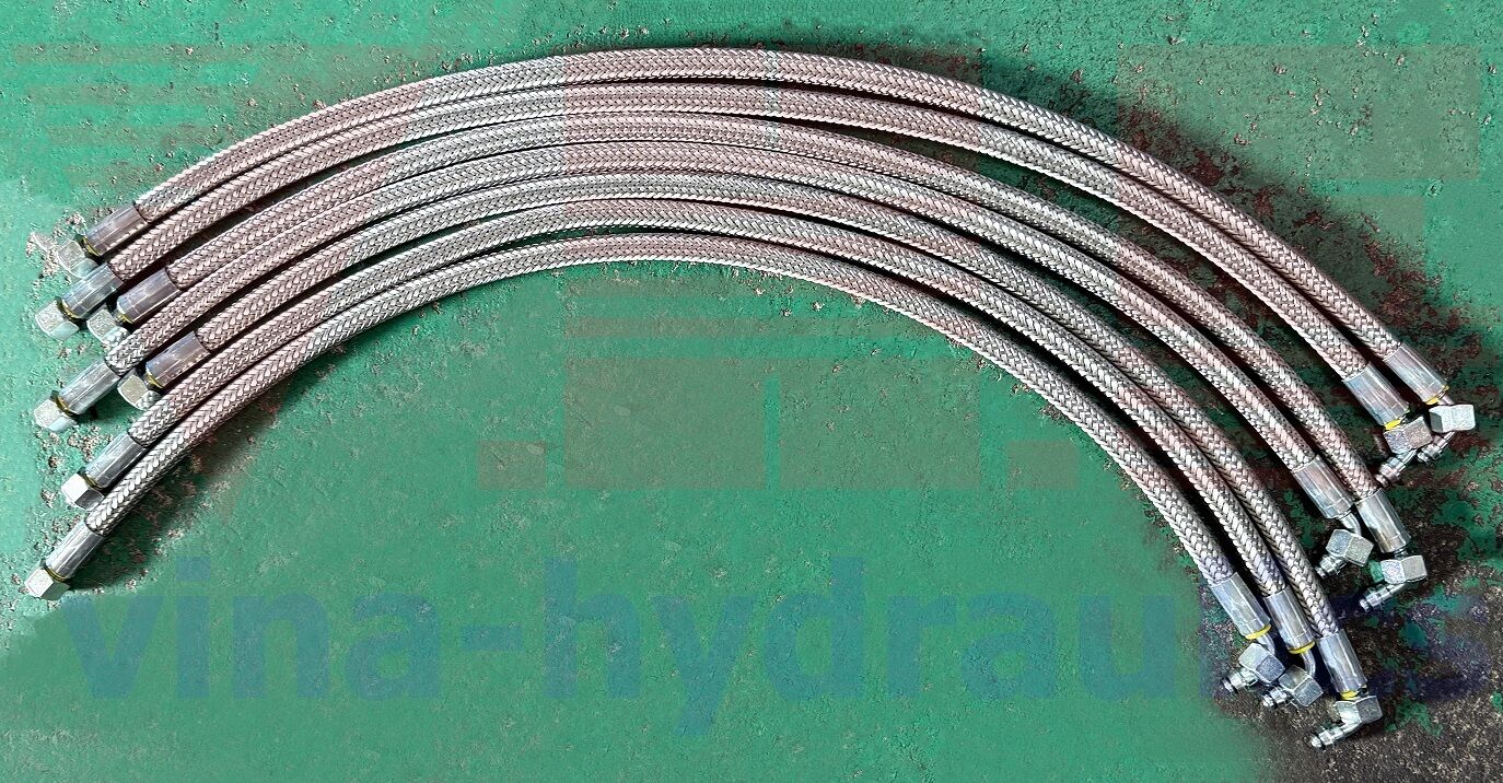 Ống Vitillo 2 lớp bấm đầu thép Din, vỏ áo Vitillo