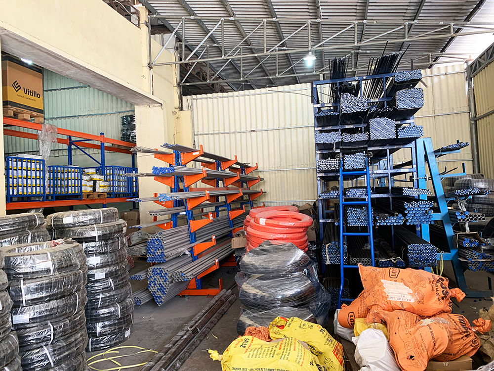 Kho hàng Công ty Thuỷ Lực Việt Nam trữ số lượng lớn sản phẩm thuỷ lực Vitillo