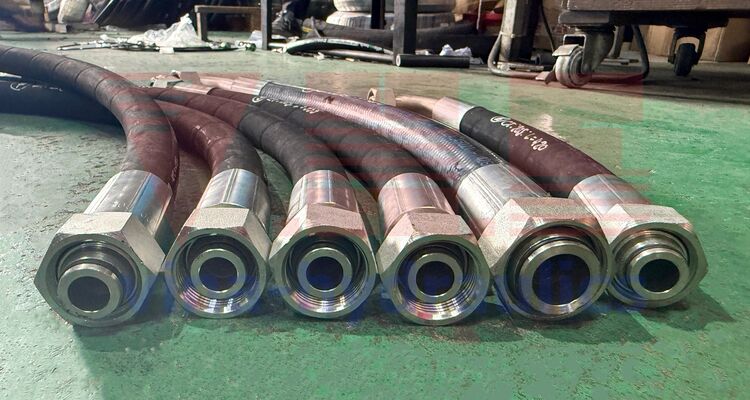 Ống thủy lực Minetuff 1'', 6K Alfabiotech 3/4'' bấm đầu DIN
