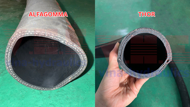 Alfagomma vs. Thor oil suction hose - Which is the optimal choice for your business?