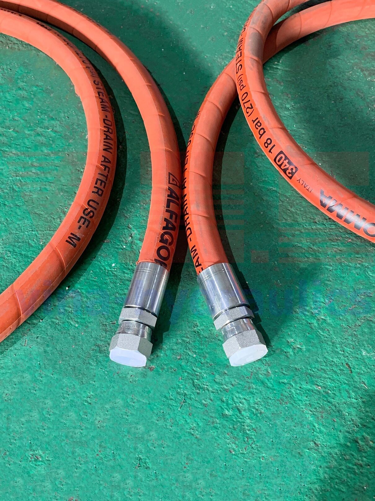 head-pressing processing services for steam hose Alfagomma