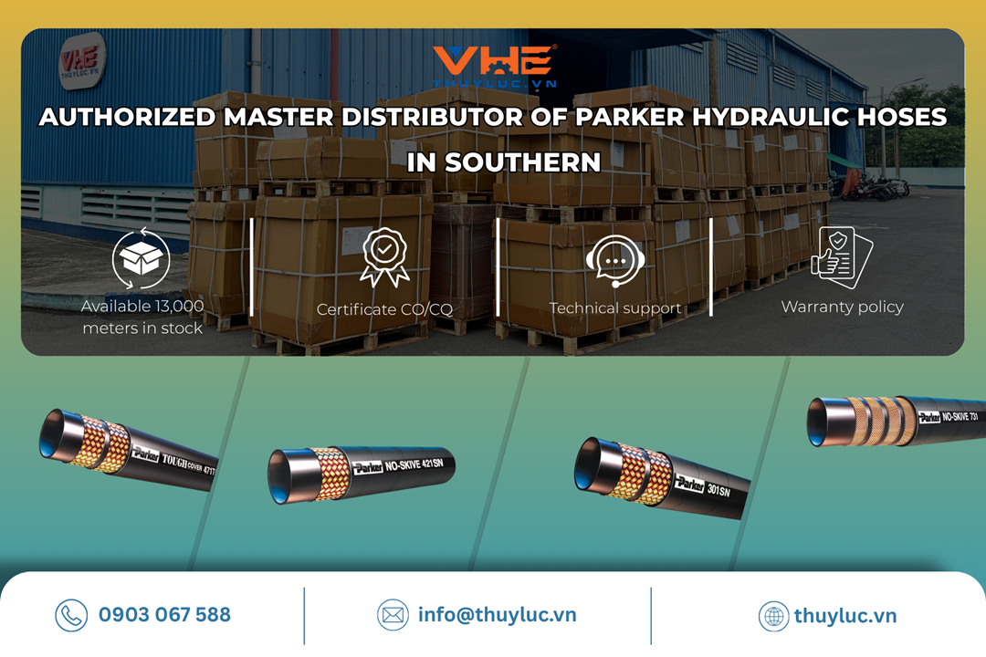 Authorized Master Distributor of Parker Hydraulic Hoses in Southern