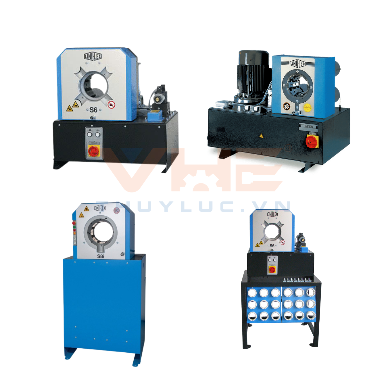 Máy ép tuy ô thủy lực Uniflex