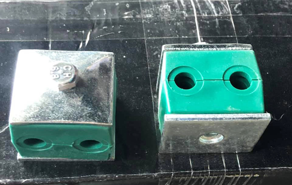 Kẹp ống thủy lực Nhựa loại Đôi chất lượng, giá rẻ