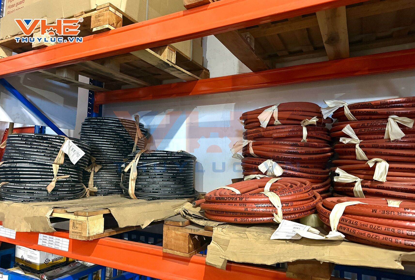 tuy ô Alfagomma 1 lớp, 2 lớp và 4 lớp