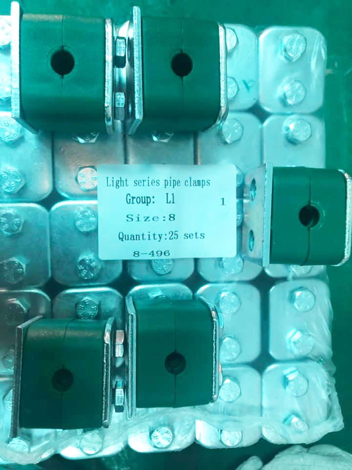 Kẹp đơn ống thủy lực loại Nhẹ, Nhựa