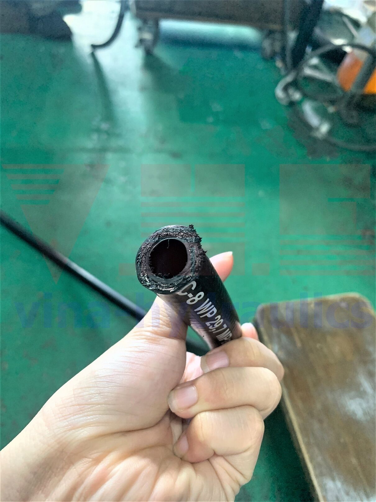 Ống mềm thủy lực da bóng 2 lớp